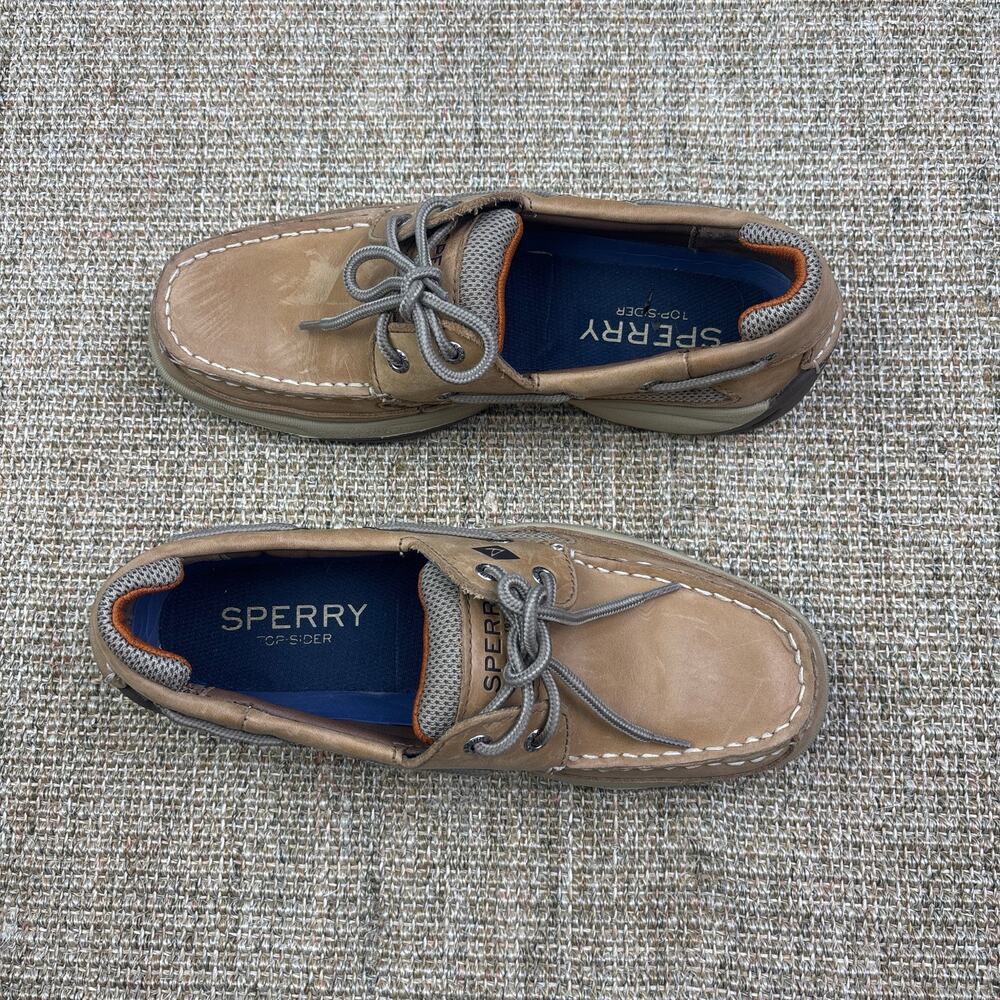 ⛵ Sperry Top-Sider | Size 8.5M | Tan Leather Boat Shoes
